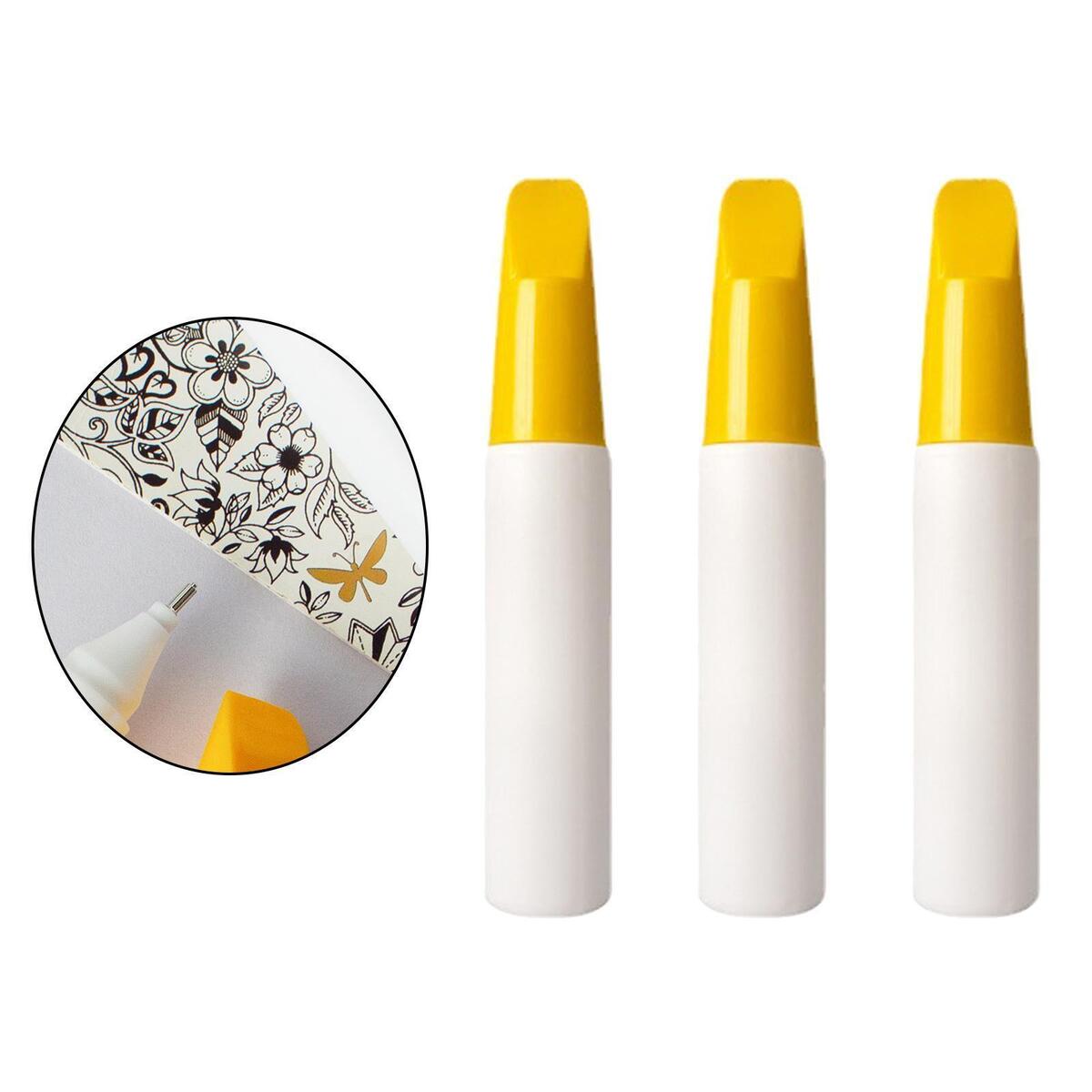 3 Pcs Refillable Empty Bottle   Scratch Removal for  Pen Deep