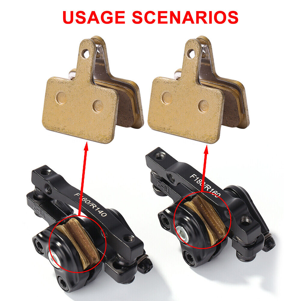 2 Pairs MTB Bicycle Disc Brake Pad for SHIMANO M375 M445 M446 Cycling Parts