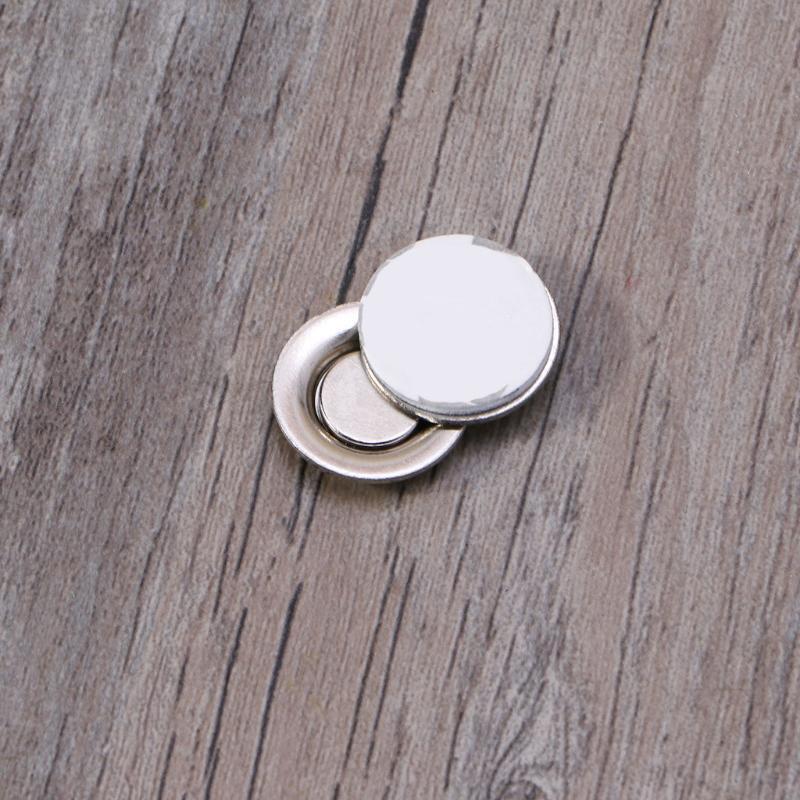 Magnetic Name Badge Buckle Round Name Badge Brooch Magnetic Buckle for Office