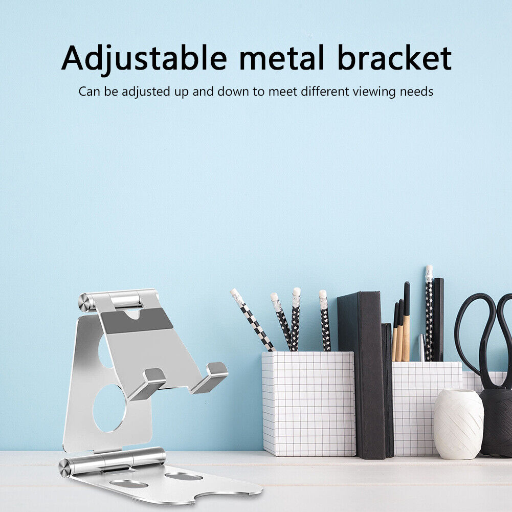 Adjustable Mobile Phone Desk Support Aluminum Alloy Tablet Holder Bracket