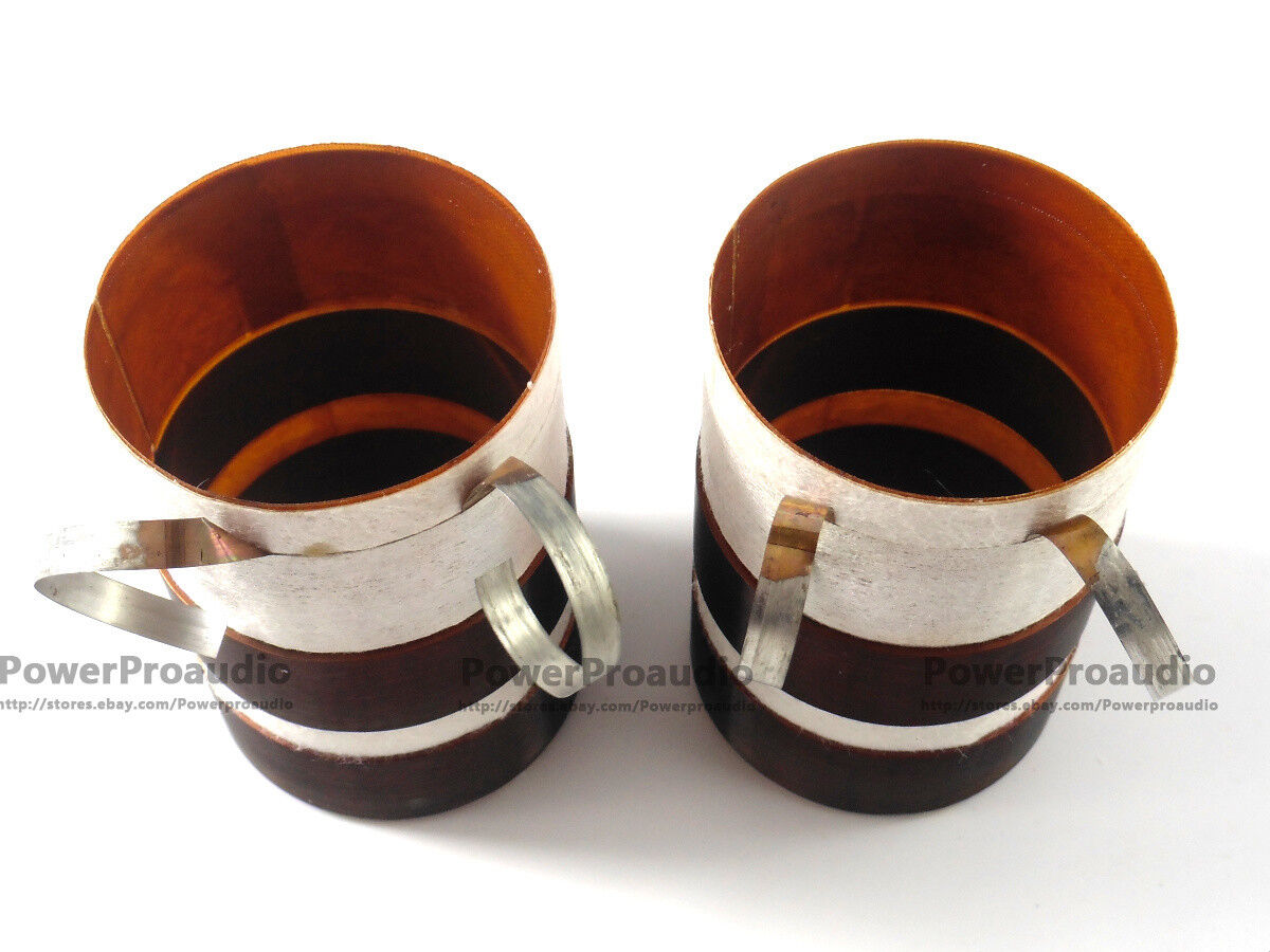 2x 51mm frame glass fiber aluminium flat wire double voice coil for JBL265H 2Ohm