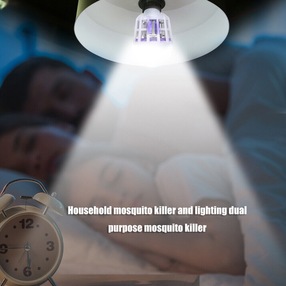 220V 15W Anti-Mosquito Bulb Dual-Use Home Insect Bug Mosquito Killer Lamp