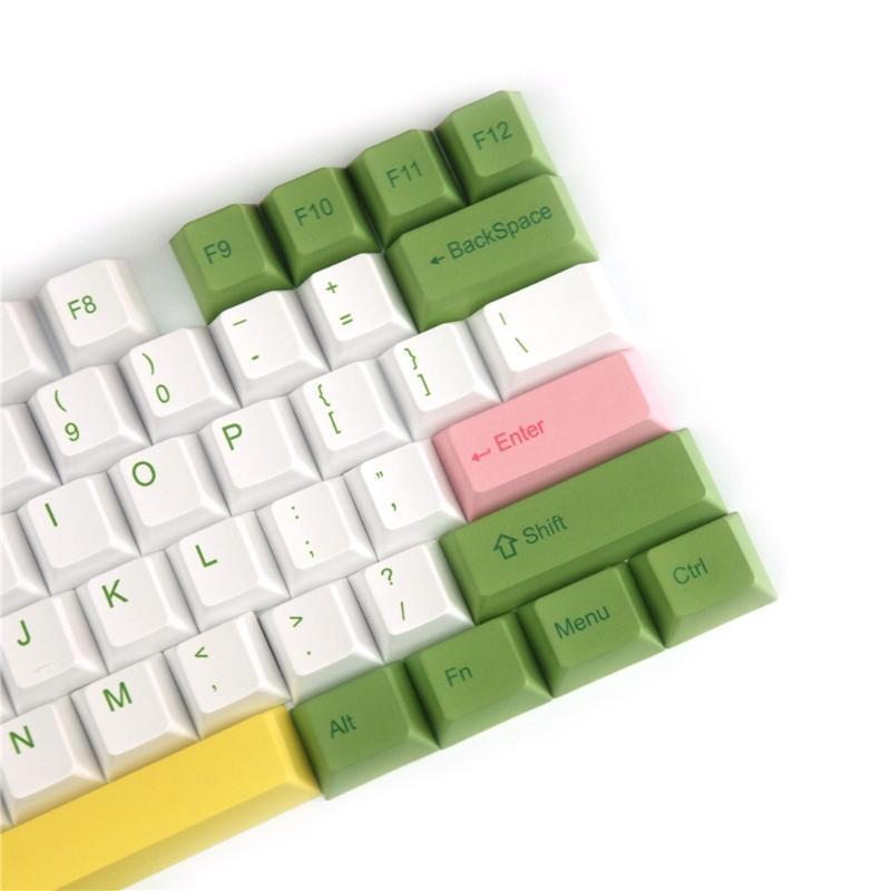 128Keys Cherry Profile Custom Keycap PBT Dye Sublimation for Mechanical Keyboard