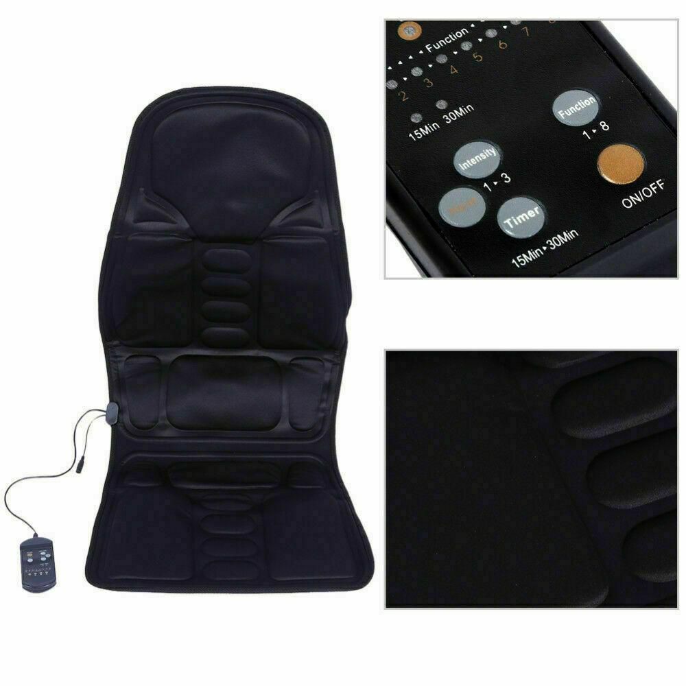 Relaxation Neck Mat Massager Massage Cushion Shiatsu Back Car Chair Seat Pad