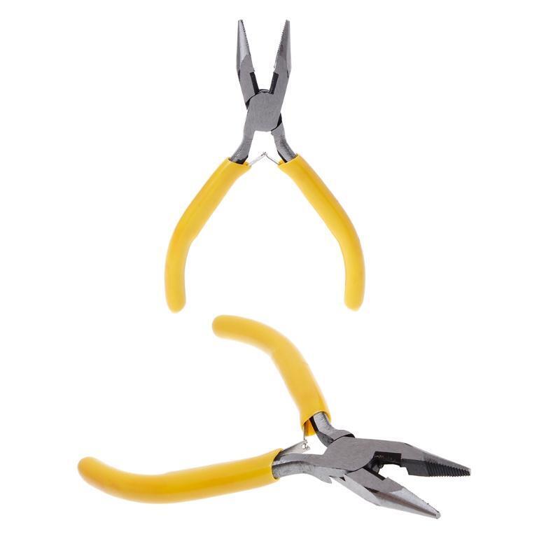 5Pc/Set Mini Jewelry Pliers Precision Jewelry Carbon Steel Handmade Repair Tool