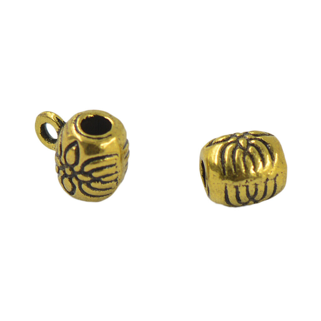 Bail Hanger Charms Pendants Spacer   Flower Pattern DIY Necklace