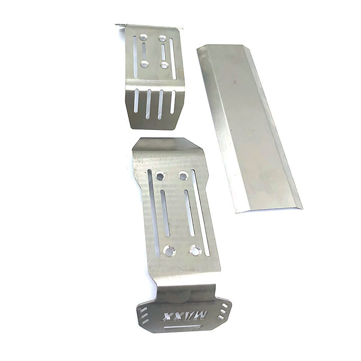 For Traxxas 1/10 MAXX RC Truck Stainless Steel Chassis Armor Skid Plate Guard 5X