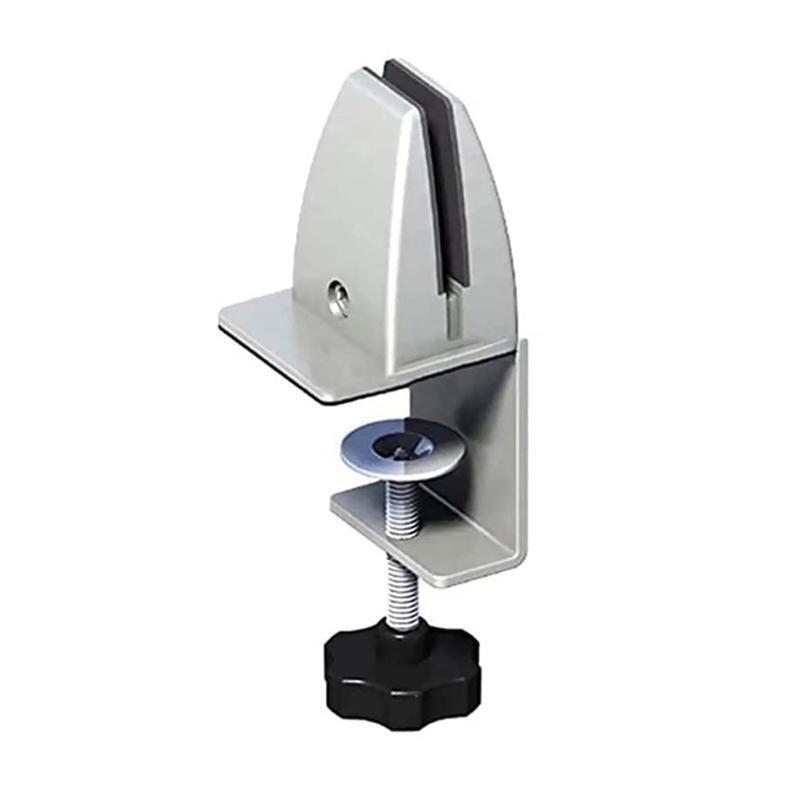 Aluminum Alloy Privacy Panel Screen Clamp Partition Support Thicken C-Shape Clip