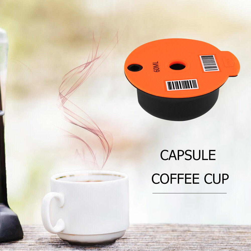 Coffee Capsule Cup Filter Pod + Spoon Brush for Bosch-s Tassimoo (60ml)