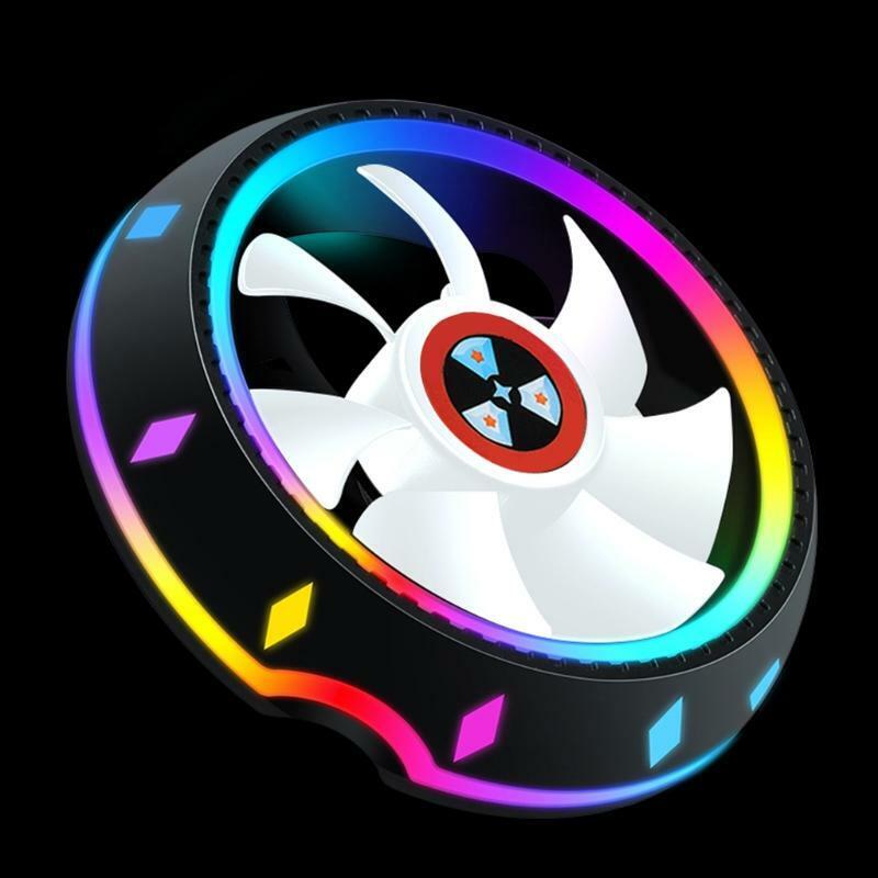 Intel/amd CPU Coolers Radiators Ultra Quiet Colorful Case Fan LED Silent Cooler