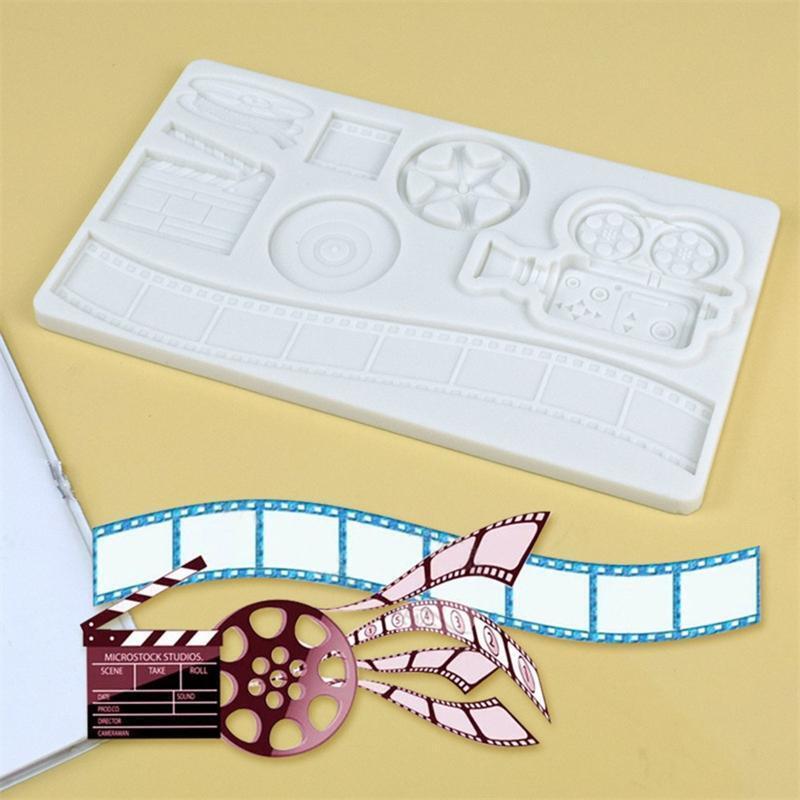 Film Equipment Shaped Silicone Mold Fondant Chocolate Mold DIY Baking Tool