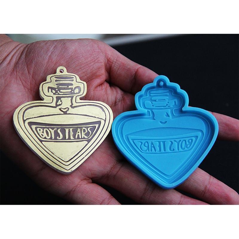 Poison Bottle Keychain Mold Epoxy Crystal Silicone Mold Customized Mold
