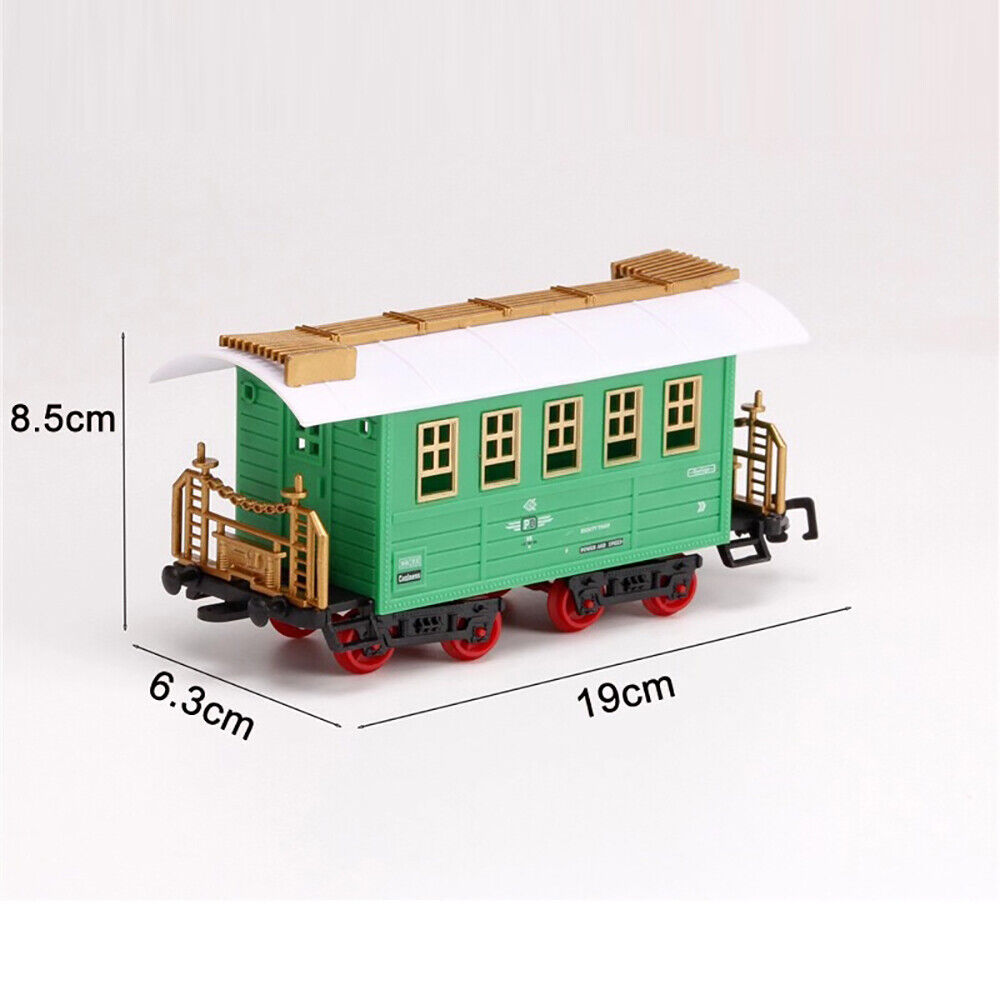 Classic Electric Simulation Rail Christmas Steam Train Track Set Kids Xmas Gift