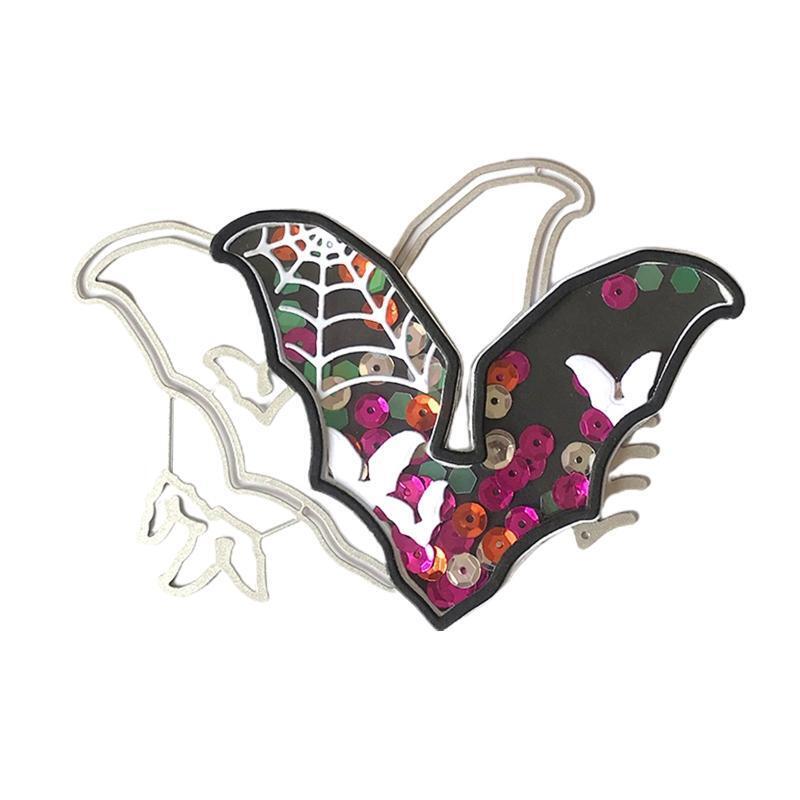 Halloween Bat Spider Web Cutting Dies Photo Album Decoration Accessories DIY