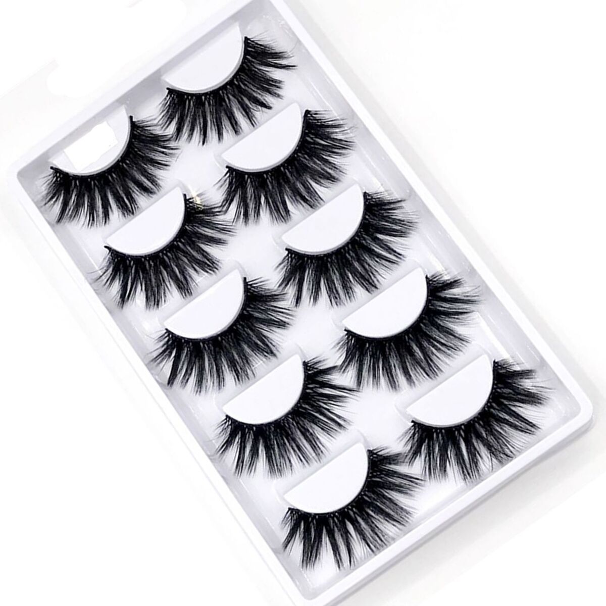 Fluffy Full Volume Thick 4D  Faux Mink Hair Eye Lash Extension False Eyelashes