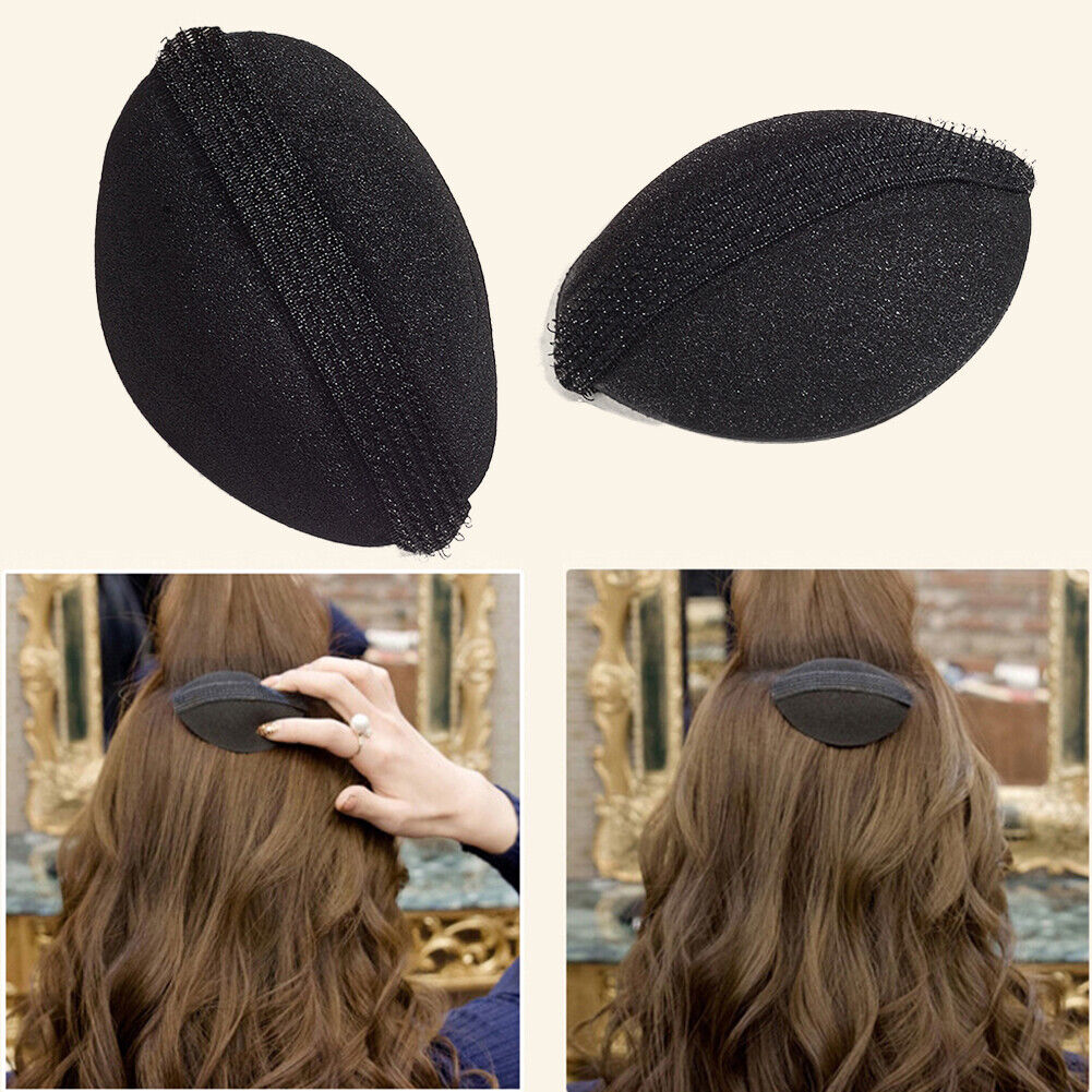 2pcs Sponge Hair Maker Styling Twist Women Bun Hair Base Bump Styling Tools
