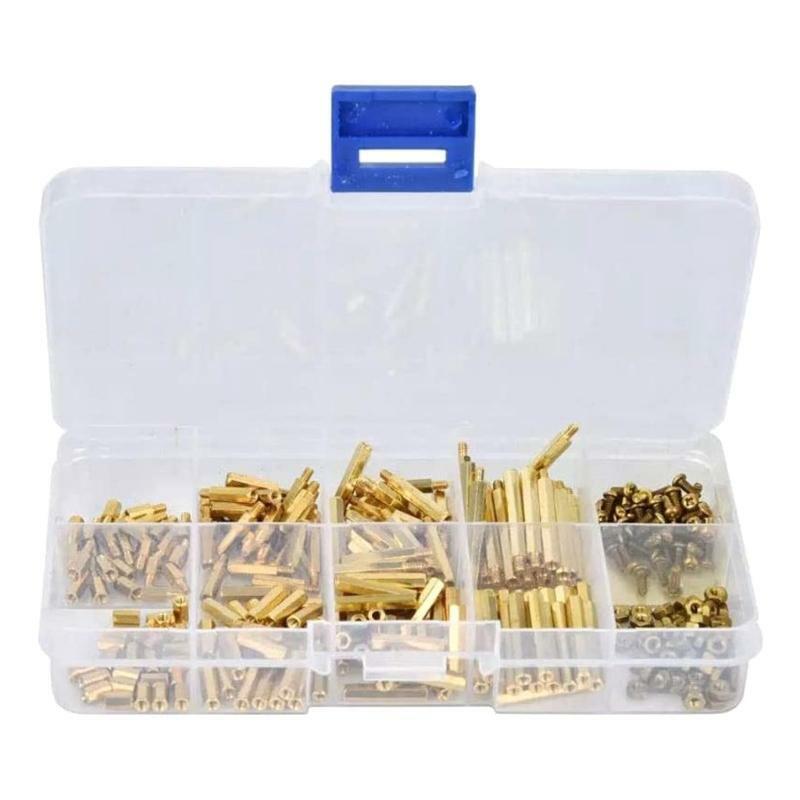 320 Pcs M2 Standoff Screw Nut Threaded Pillar PC-B Motherboard Assortment Kit