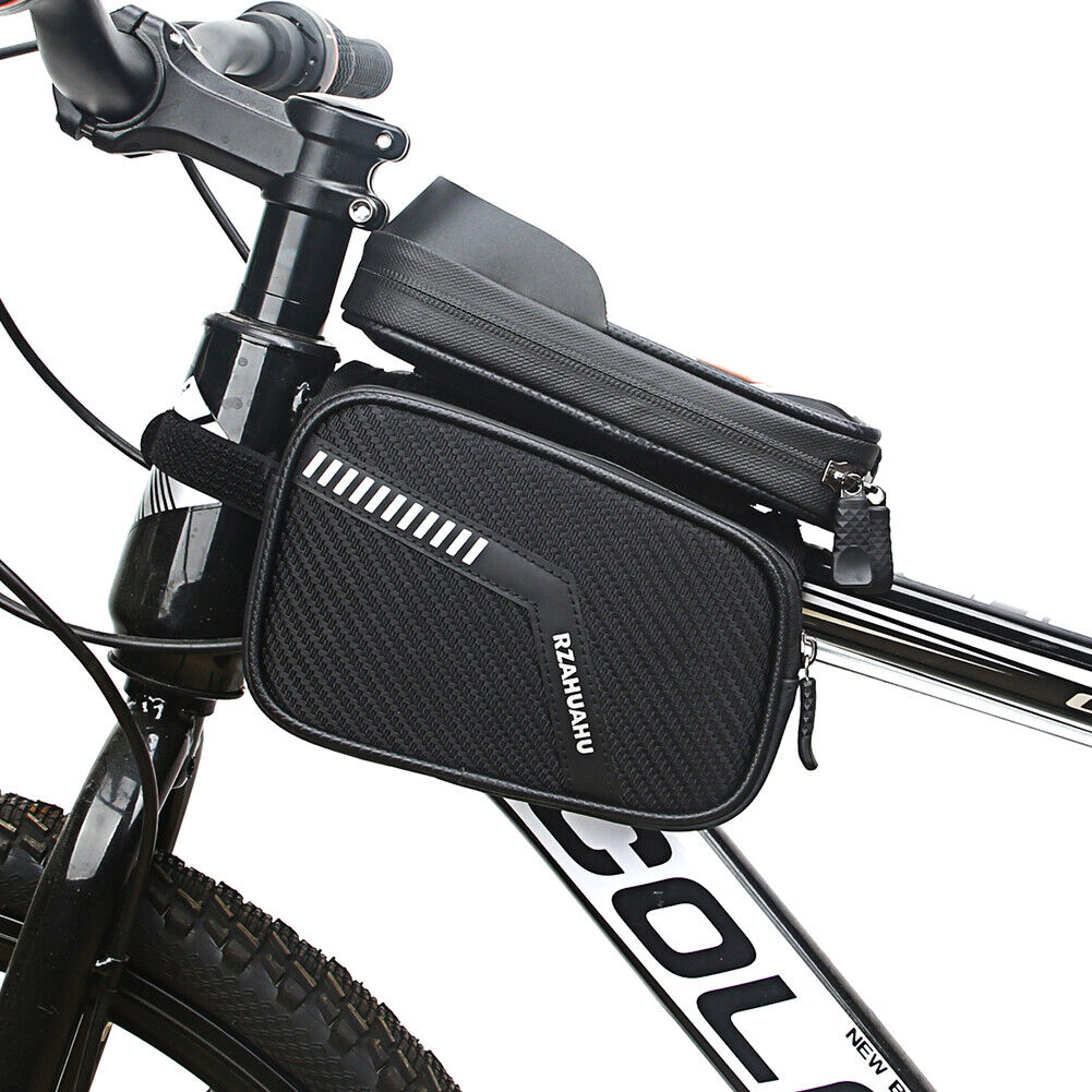 MTB Bicycle Bags Front Tube Waterproof Phone Saddle Pouch Cycling Equipment
