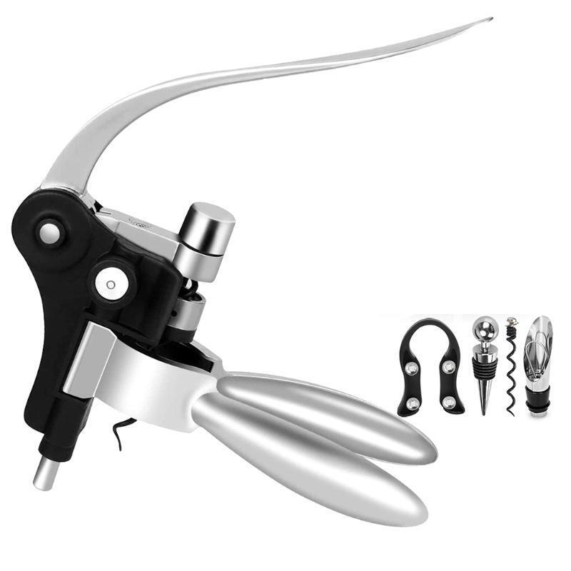 5PCS  Rabbit Wine Bottle Opener Corkscrew Set Rabbit Wine Opener Kit