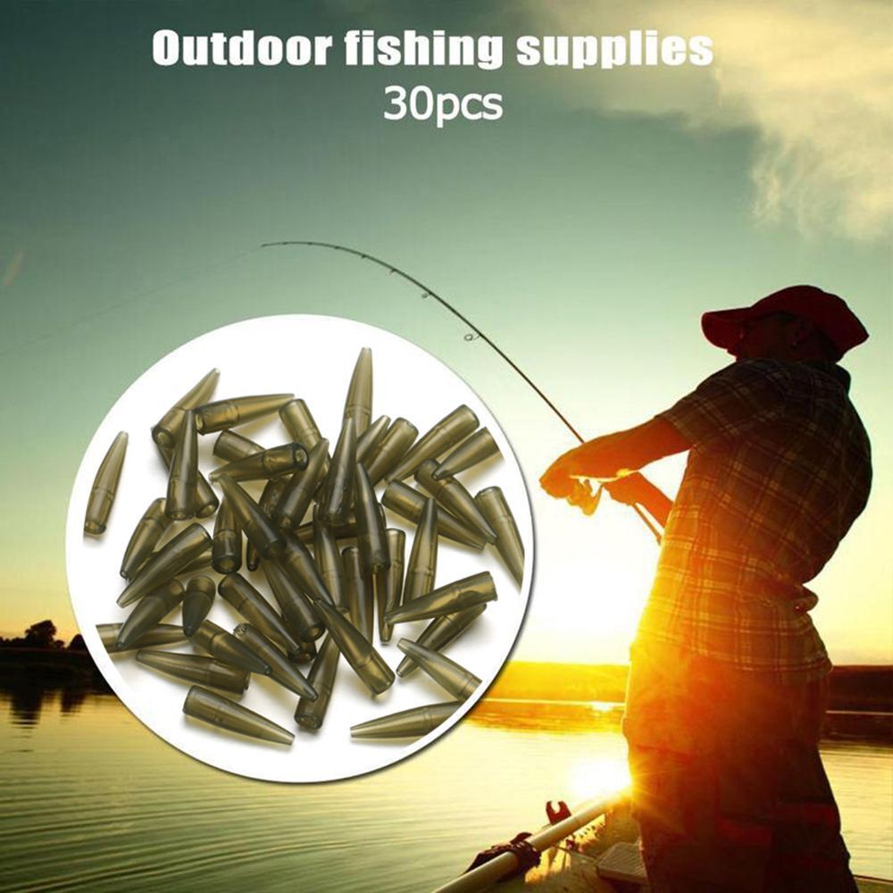 Accessories Micro Carp Sleeve Tail Rubber Cone Connect with Fishing Hook