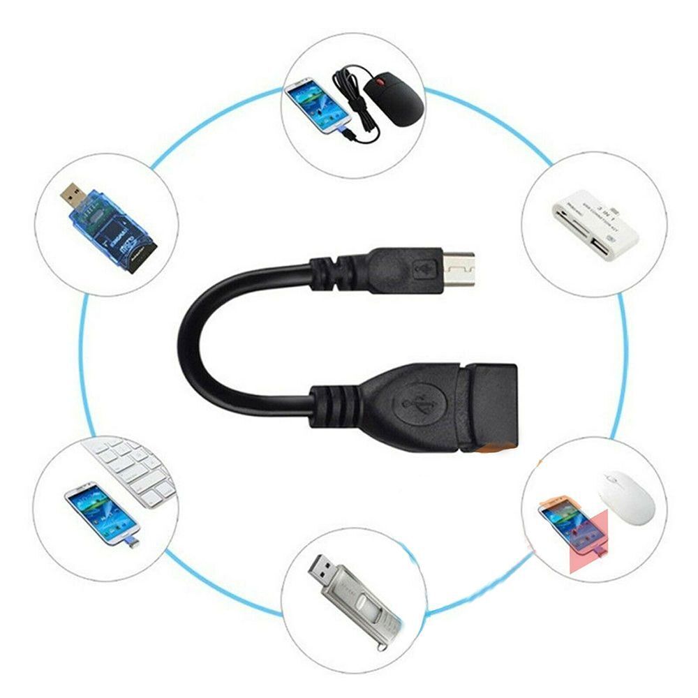USB Cable Male Host to USB 2.0 Female OTG Adapter For Android Tablet Phone
