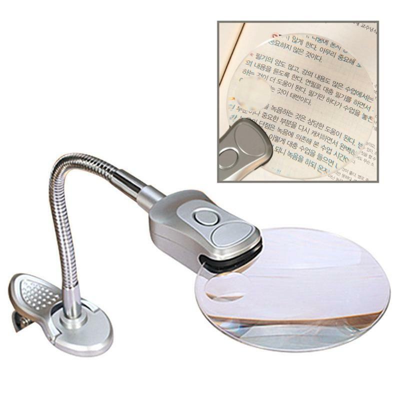 Flexible Daily Magnifying Glass Reading Helper All-Optical 2-6 Times Magnifier