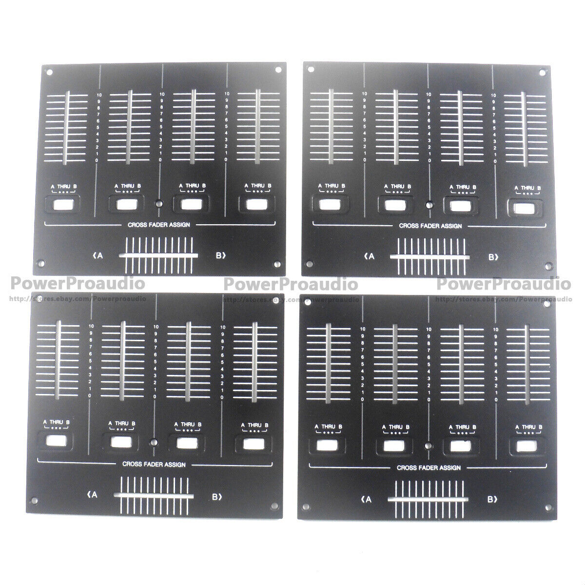 4pcs Dah2830 metal fader panel for pioneer djm-900nexus djm900 900srt