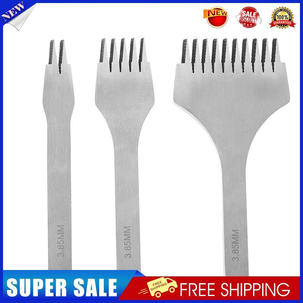 3pcs Europe Oblique Flat Cut French Leather Punch Carving Art Tool(3.85)