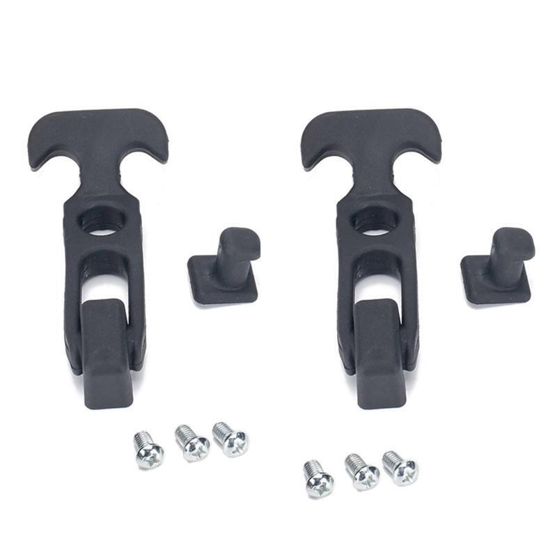 Rubber Flexible Draw Latches with Brackets T-handle Hasp Draw Latch 2 PCS