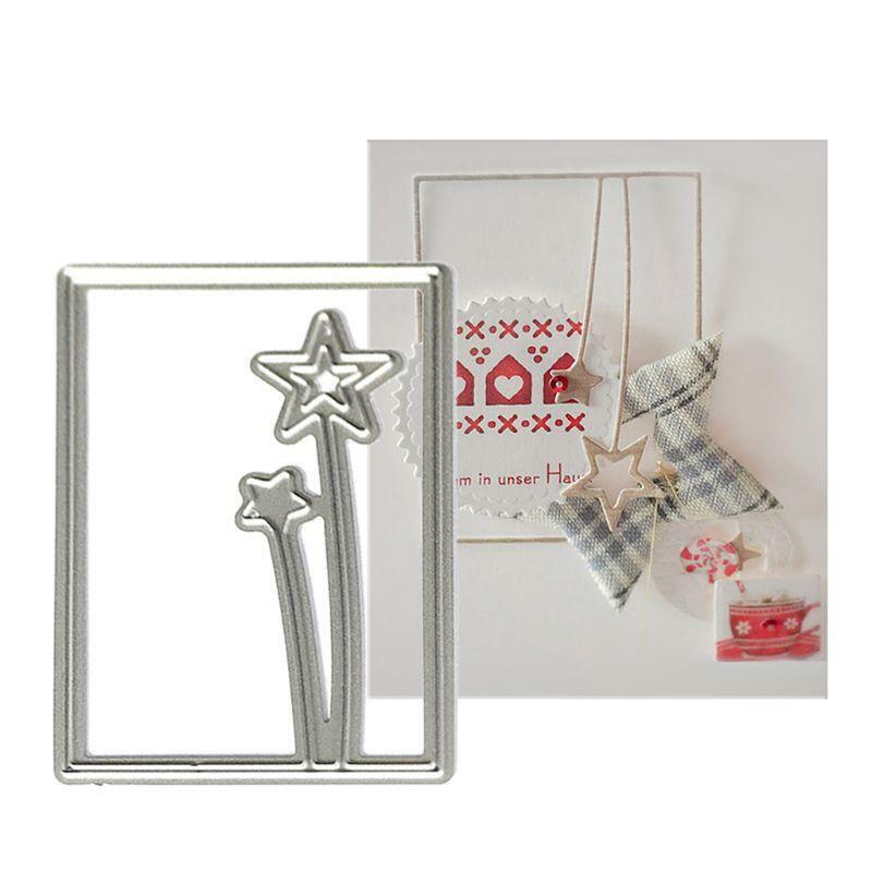 Star Frame Metal Cutting Dies Stencil Scrapbooking DIY Album paper Card Emboss