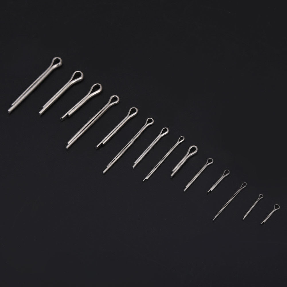150Pcs 15 Kinds 304 Stainles Steel Split-Cotter Pins Kit M1 M1.5 M2 M2.5 M3 New