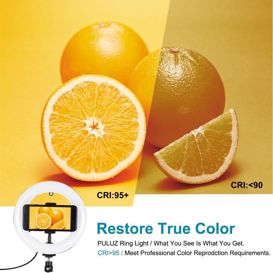 Surface 3 Color Temperature Desktop Stand LED Ring Light Video Light Kits