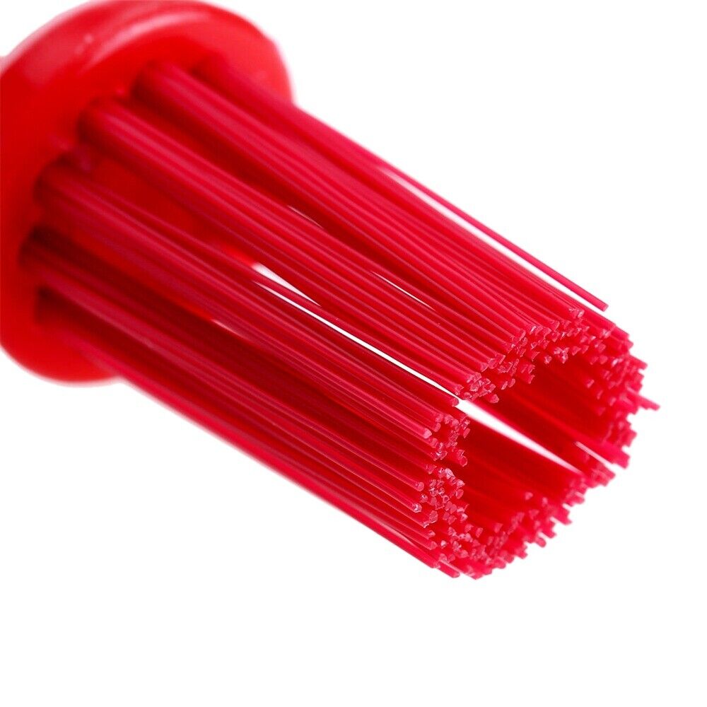 Red 62mm Plastic Bristle Golf Brush Tees Outdoor Sport Driver Training Tee 50Pcs