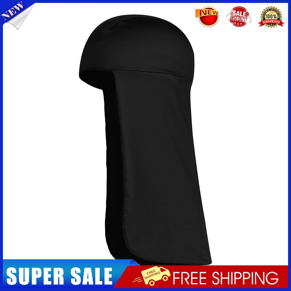 Cycling Visor Cap Outdoor Anti UV Breathable Fishing Neck Protector (Black)