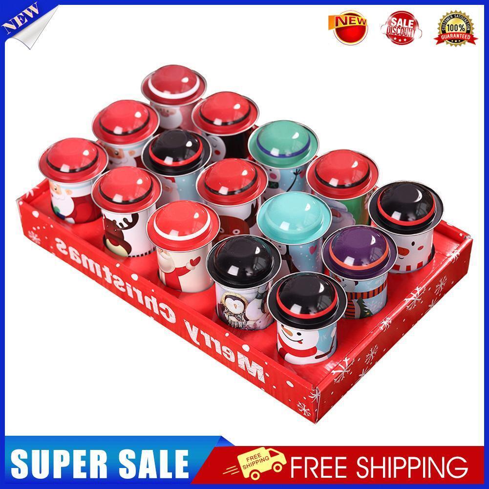 Christmas Large Capacity Candy Tin Box Iron Storage Can Children Gift Boxes