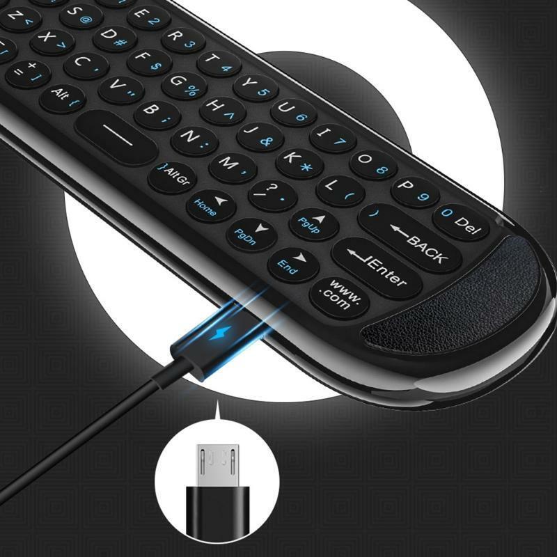 2.4G Air Mouse for Android Box Wireless Remote Control Keyboard Ergonomic for PC