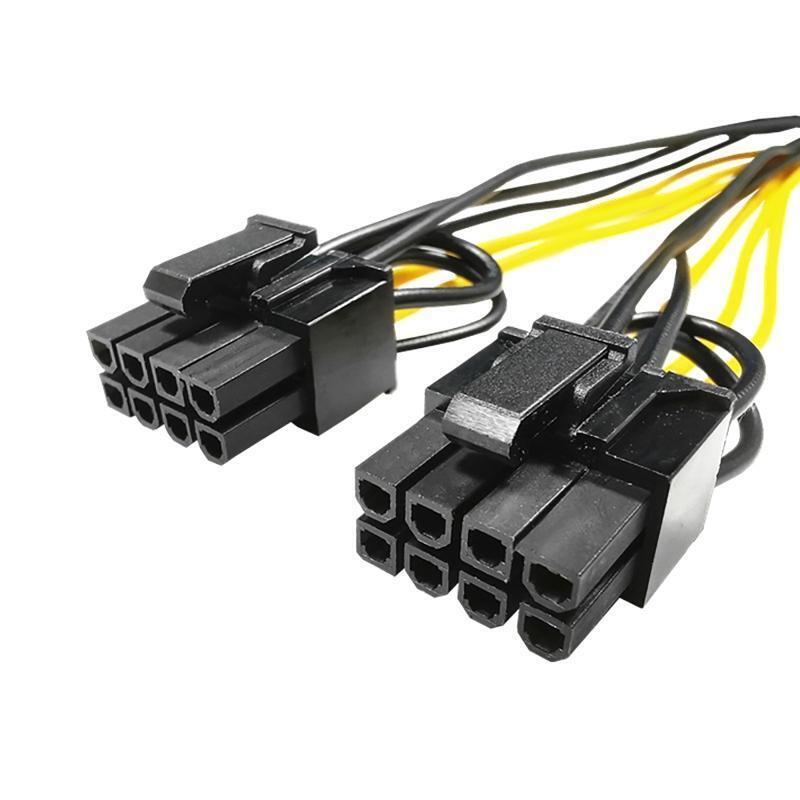 8pin Power Cord for Host Power Supply 6PIN+2PIN Extender Cable PVC Line