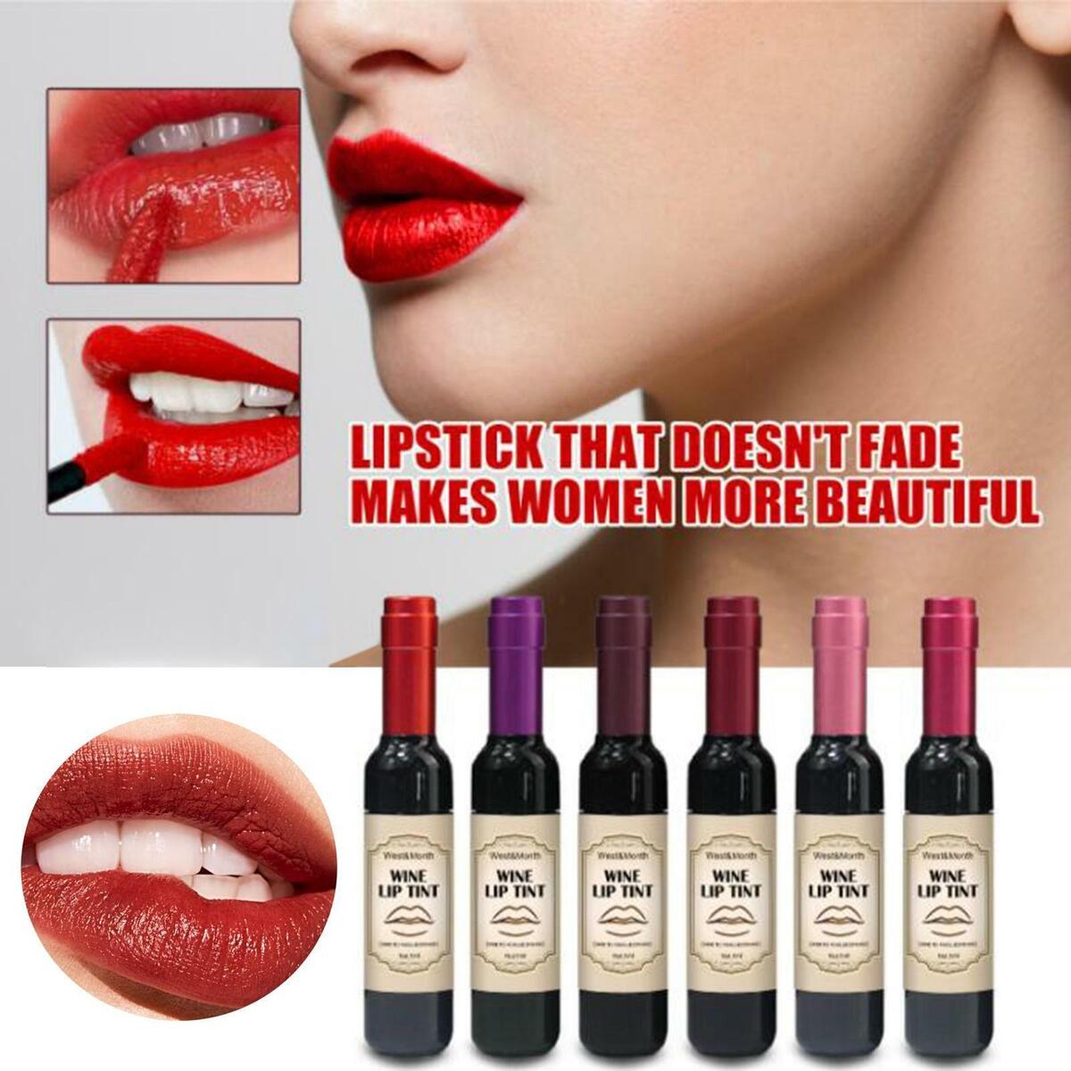 6 Pieces   Set Plumper Smooth Makeup Lip Stain Tint for