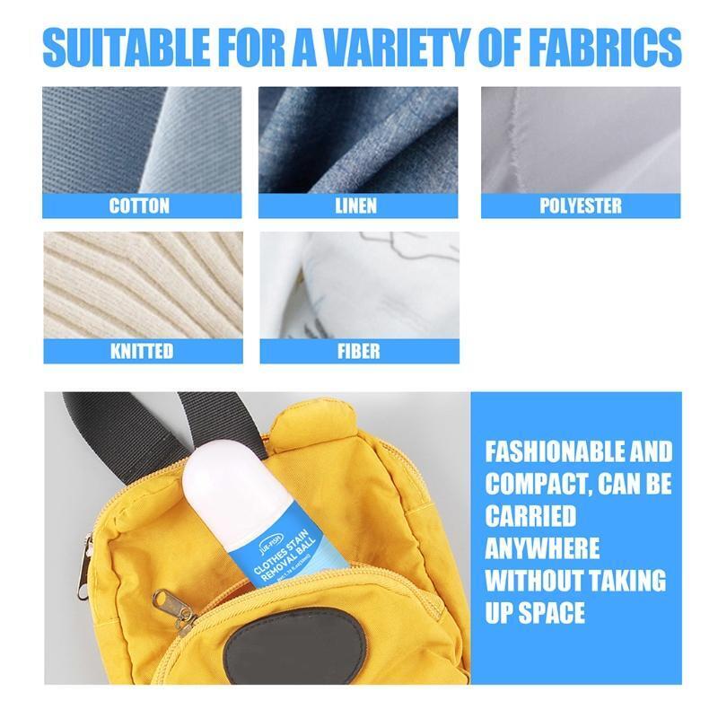 Laundry Stain Remover Pen Natural Treater Clothes for Wine Spills Coffee Soda