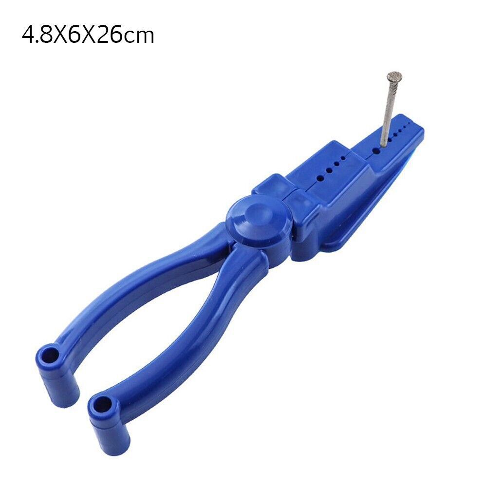 Nailing Pliers Hammer Nail Screw Fixer Finger Protector Nail Holder Tool
