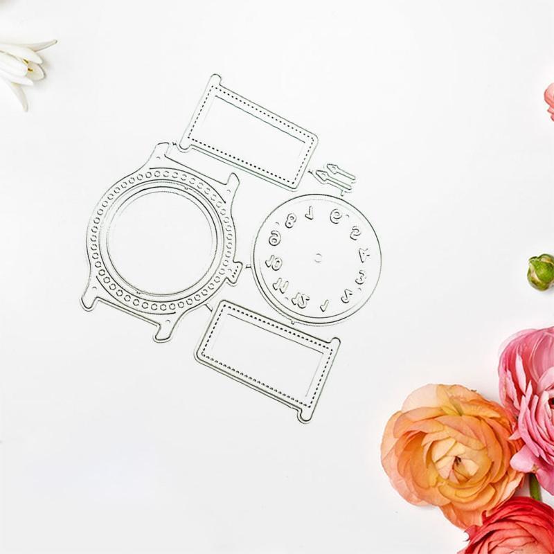 Watch Cutting Dies Carbon Steel Embossing Die Cuts for Card Making Scrapbooking