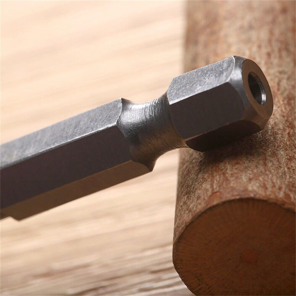 3pcs 90° Degree Wood Chamfer Countersink Drill Bits Deburring Tool Hex Shank
