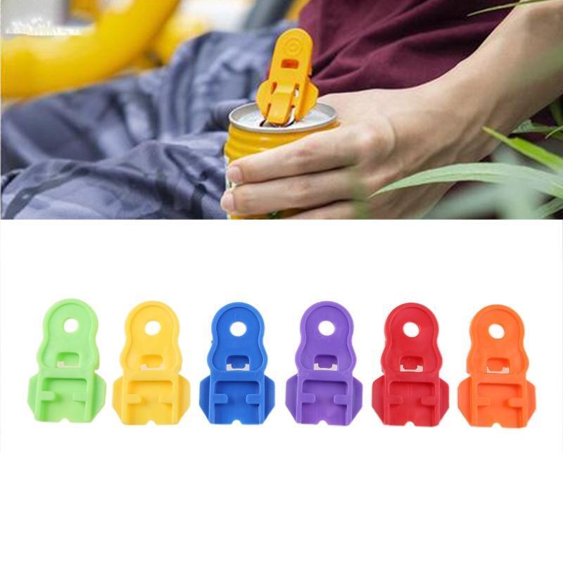 Portable Easy Can Opener 6 Pcs Plastic Durable Bottle Opener Cute Gift for Home