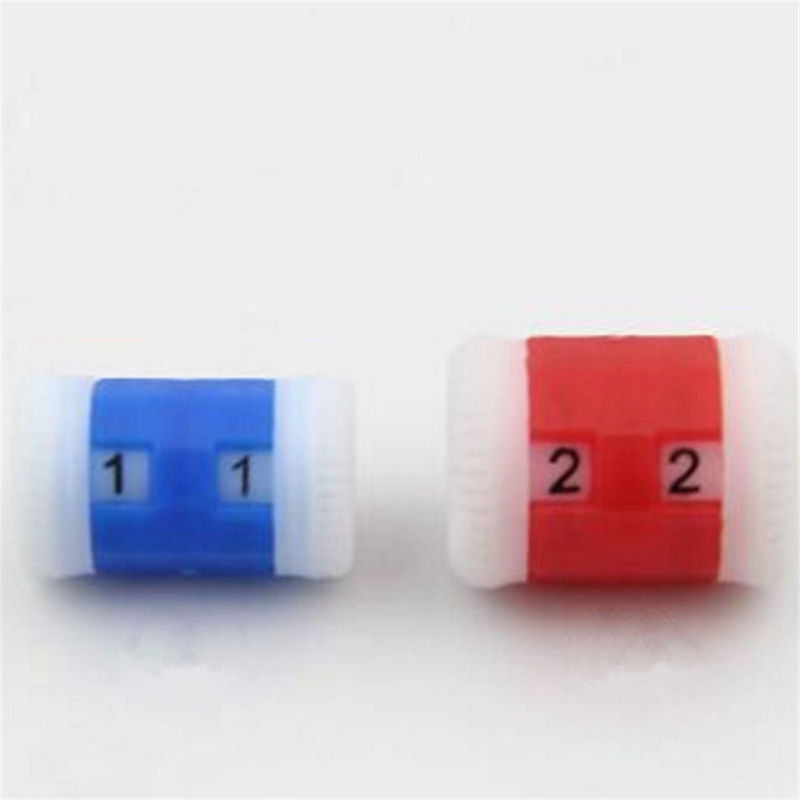 2 Size Mini Plastic Knitting Crochet Row Counter Tally Stitch Needle  Accessory