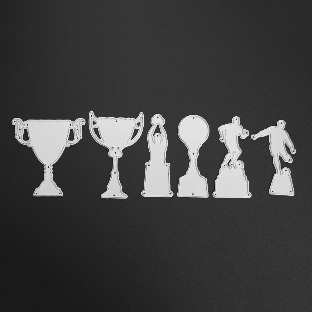 6pcs Wine Glass Cutting Dies Stencils Scrapbooking Embossing DIY Album Card
