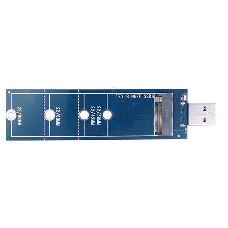2242 USB3.0 to Nvme M.2 B NGFF -SATA SSD Converter Adapter Card Smart Flash Disk
