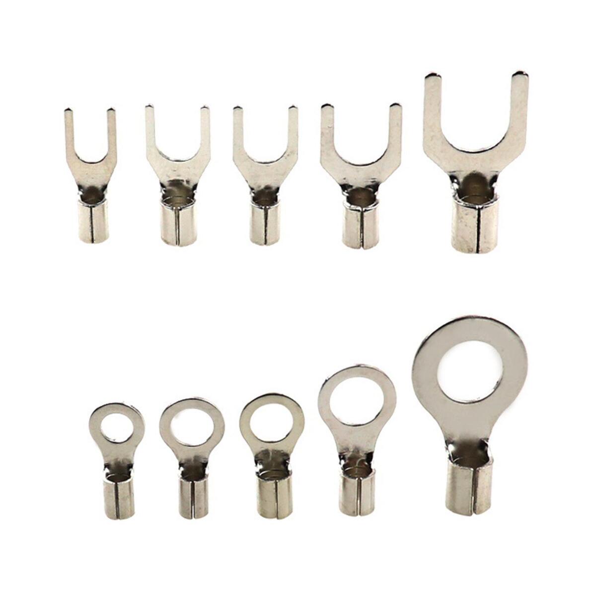 Crimp Terminal Non Insulated Female Terminals Assortment Kit for Automotive
