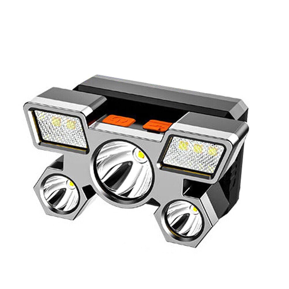 350LM LED Headlamp USB Rechargeable Waterproof Outdoor Fishing Headlight