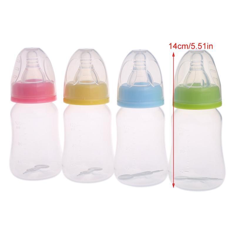 Durable BPA Free Natural PP Milk Feeding Bottle Wide Mouth Bottle Random Color