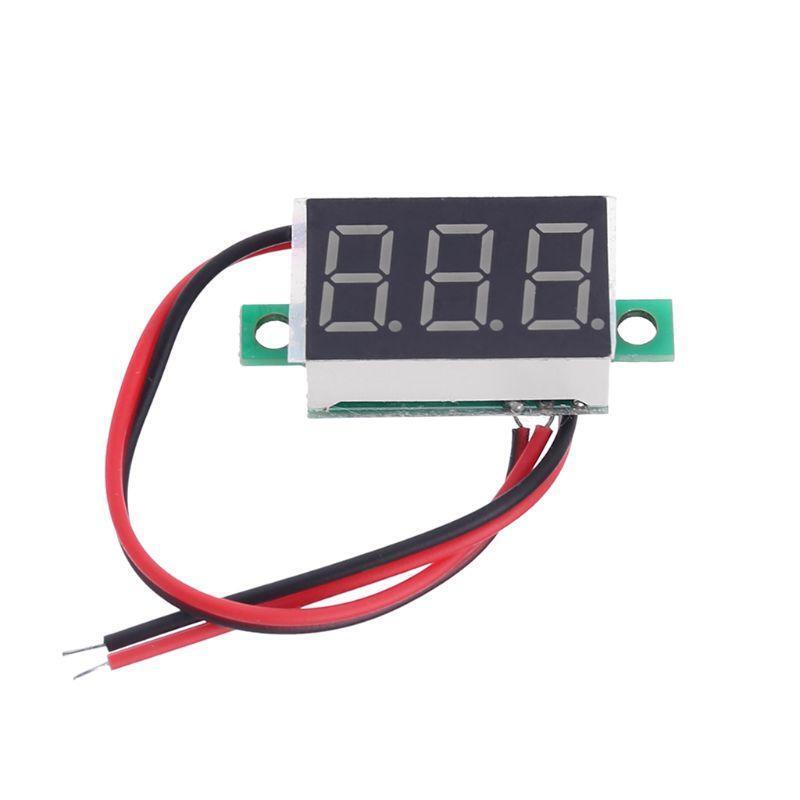 4.5-30V Two-wire DC Voltage Meter  with Red LED Display Digital Voltmeter